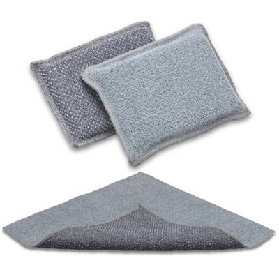 Grey Scrub Cloth/ Duo Sponge